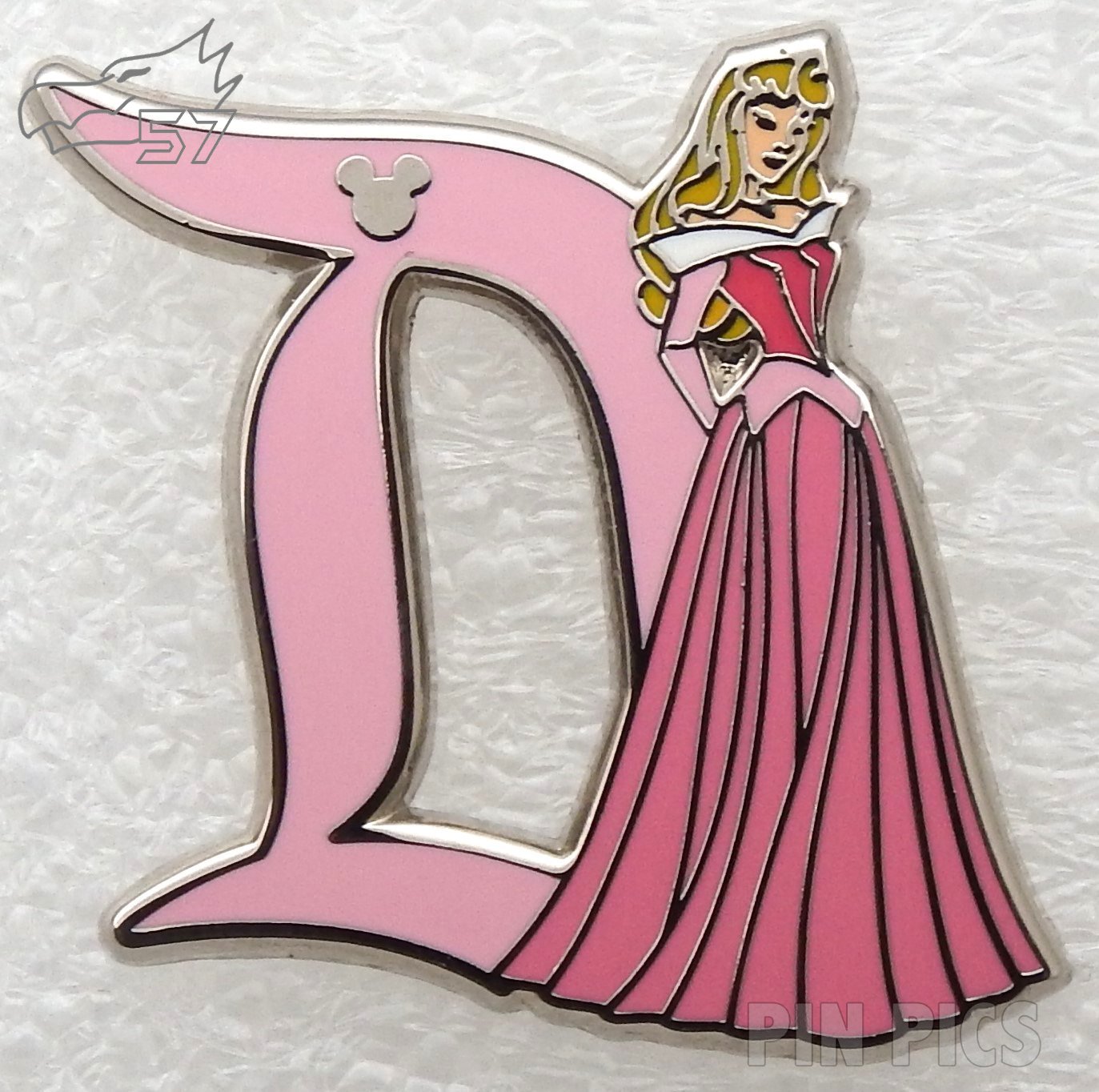 PP137063 - DLR - Aurora - Disneyland D Characters - Hidden Mickey