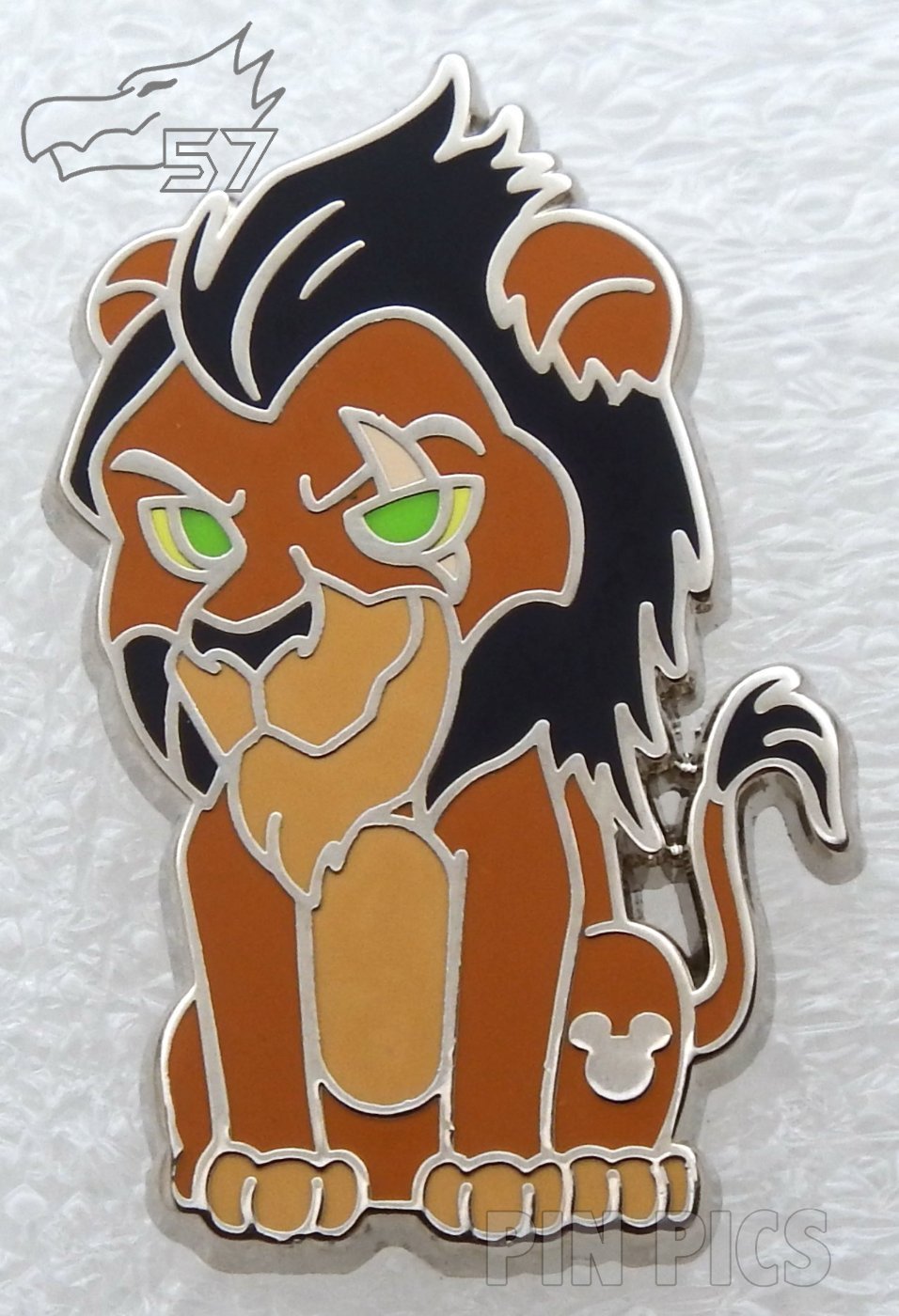 Disney Pins 限定ピンバッジ　スカー Disney Trading Pins 163930 WDW - Scar - Cute Villains