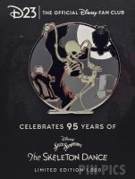 D23 - The Skeleton Dance - 95th Anniversary - Glow in the Dark - Silly Symphony