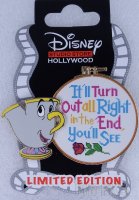 DSSH - Chip - It'll Turn Out All Right in the End, You'll See - Cross Stitch - Beauty and the Beast