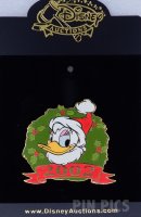 Disney Auctions - Daisy - Holiday Wreath 2002 Set - Pin and Ornament