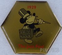 Japan - Mickey Mouse - 1929 The Jazz Fool - Clock Statue with Pin Ball Set - Dai-ichi Life Insurance - 2002 Thanks 100 Gift