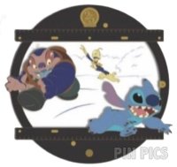 DIS - Stitch, Pleakley, Jumba - Artist Collection - Animator's Pegged Disc - Jumbo