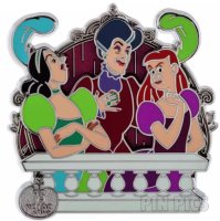 DIS - Madame Tremaine, Anastasia, Drizella - Standing on Balcony - Cinderella Characters Card Set - 75th Anniversary