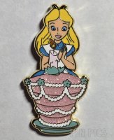 Loungefly - Alice with Glittery Pink Cake - Chaser - Alice in Wonderland Unbirthday - Mystery