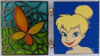 DS - Tinker Bell - Peter Pan - Butterfly - Stained Glass - Hinged