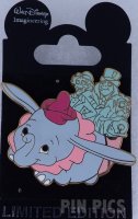 WDI - Haunted Mansion Ghosts on Disneyland Ride Vehicles Pins - Dumbo
