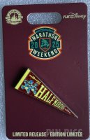 WDW - Donald and Daisy - Half Marathon 13.1 Miles Pennant - Weekend 2025 - runDisney