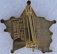 Cowboy Pete - Sheriff's Badge Brooch - Frontierland - DLR 30th and WDW 15th Anniversary