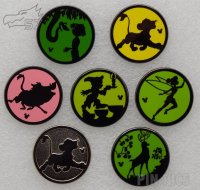 DLR - Character Silhouettes Set - Hidden Mickey 2015