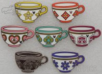 DLR - Mad Tea Party Teacups Set - Hidden Mickey 2015