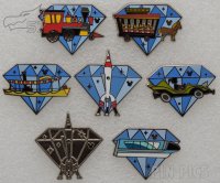 DLR - Diamond Celebration Attractions Set - Hidden Mickey 2015