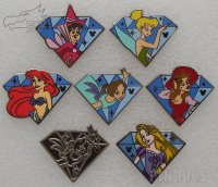 DLR - Diamond Celebration Characters Set - Hidden Mickey 2015