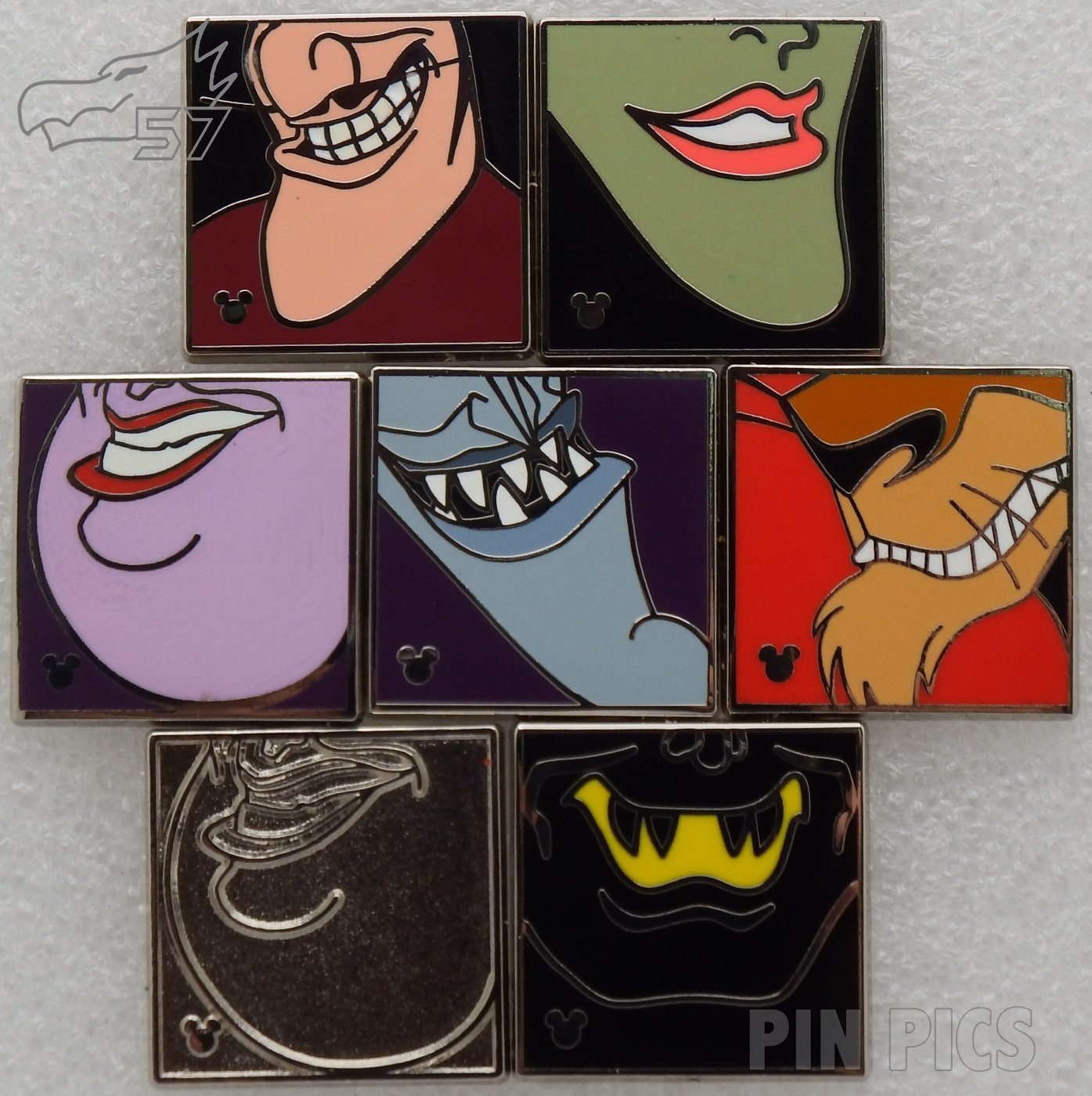 PP164145 - Smiling Disney Villains Set - Hidden Mickey 2016