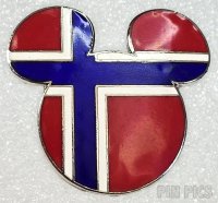 WDW - Norway Flag - Mickey Head Icons - Version 2