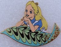 WDW - Alice On Leaf - Alice In Wonderland