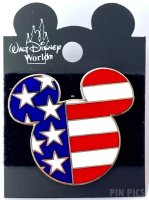 USA Flag - Mickey Head Icon - Version 4