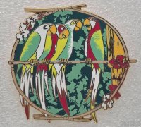 WDI - Attraction Poster Pin Card - Enchanted Tiki Room