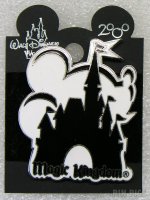 WDW - Black and White Castle with Mickey - Version 1