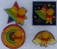 JDS - Rainbow Pooh - Mini 4 Pin Set