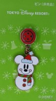 Japan - Mickey Mouse - Snowman - Christmas 2007 - Dangle - TDR