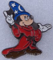 Sorcerer Mickey pointing at the stars