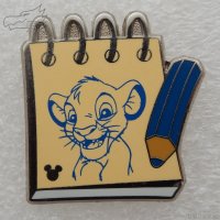 WDW - Simba - Sketch Pads - Hidden Mickey 2014