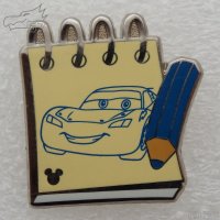 WDW - Lightning McQueen - Sketch Pads - Hidden Mickey 2014