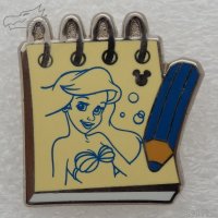 WDW - 2014 Hidden Mickey Series - Character Sketch Pads - Ariel