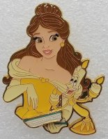 Loungefly - Belle and Lumiere - Reading Book - Swivel - Beauty and the Beast