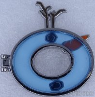 SDR - O for Olaf - Character Hinged Alphabet - Frozen - Stained Glass