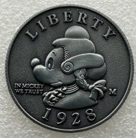 Mickey  - George Washington Quarter - Coin