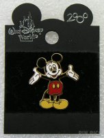 WDW - Mickey - Gold Tail - Real Cloisonne - Version 2