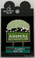 WDW - Animal Kingdom Logo - Pin Celebration Countdown 2001 - Dangle
