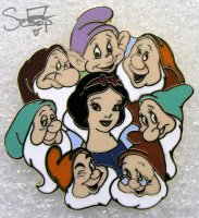 WDW - Snow White and the Seven Dwarfs - 2000 - Real Cloisonne