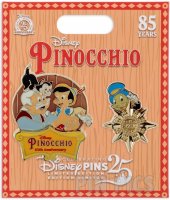 DIS - Pinocchio, Gepetto, Figaro - Pinocchio Characters Set - 85th Anniversary