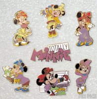 Totally Minnie - 7 Pin Set - Real Cloisonne