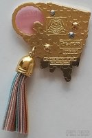 HKDL - Chip and Dale - Happy Birthday April 2, 2024 - Stained Glass - Tassel