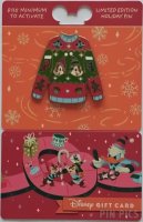 Chip and Dale - Christmas Sweater - Disney Holiday Gift Card - GWP
