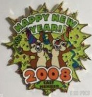WDW - Cast Exclusive - Happy New Year! 2008 (Chip 'n' Dale) AP