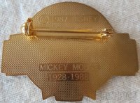 DIS - Brooch - Mickey - Sixty Years With You - White Shoe Soles - Character Jewelry