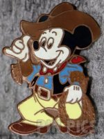 Old Cowboy Mickey with rope tipping hat