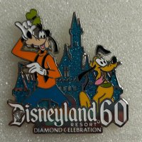 DL - Goofy and Pluto -  Diamond Celebration 60 - Jeweled and Glitter