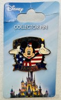 Mickey - Famous Est 1928 - American Flag Crest -  Jerry Leigh
