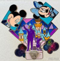 DLR - Partners Statue - Sleeping Beauty Castle - Diamond Decades Collection