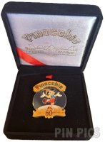 DLR - Pinocchio 60th Anniversary Logo - Velvet Box