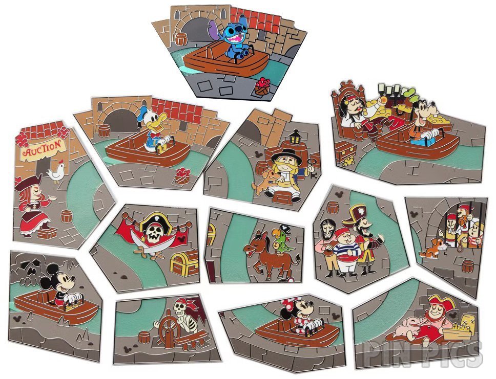 けんです。WDW Disneyパズル　マップ他 Disney - Disney's World Map 1000 Piece Jigsaw Puzzle 