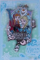 Japan - Anna, Elsa and Olaf - Ambassador Hotel - Frozen Fantasy Event 2016 - Snowflake Dangle - TDR