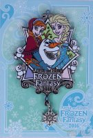 Japan - Anna, Elsa and Olaf - Ambassador Hotel - Frozen Fantasy Event 2016 - Snowflake Dangle - TDR