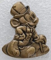 Monogram - Mickey Mouse in a Top Hat - Brass Series